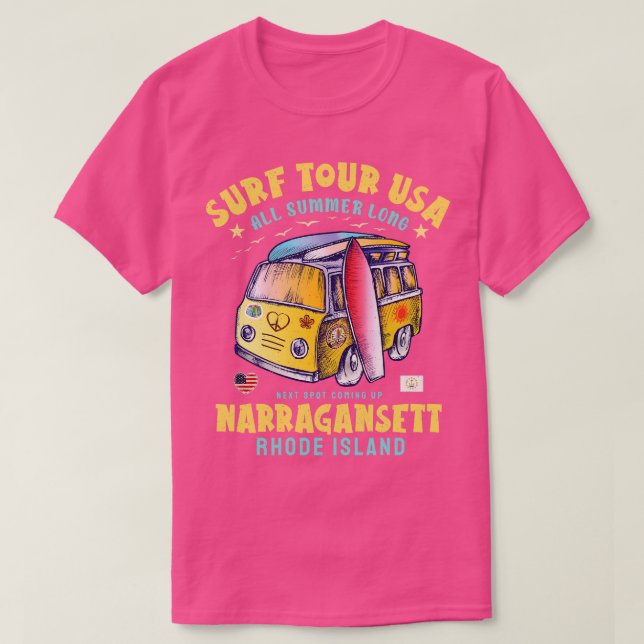 Narragansett Rhode Island T-Shirt (Design Front)