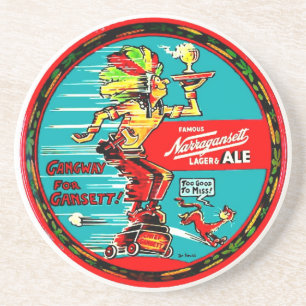 NARRAGANSETT VINTAGE "BEER TRAY"COASTER COASTER