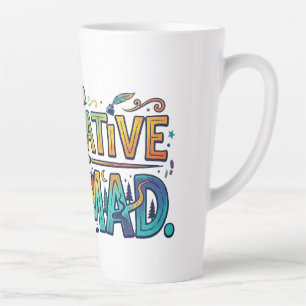 Narrative Nomad – Wander Through Stories Graphic  Latte Mug