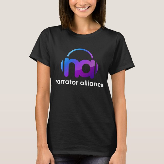 Narrator Alliance Black T-Shirt (Front)