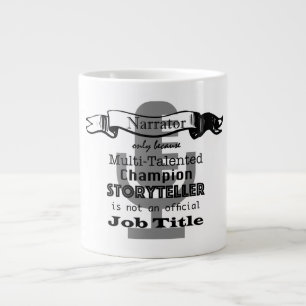 Narrator Job Title Mug - black
