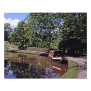 Narrow Boat Peak Forest Canal Marple Photo Print