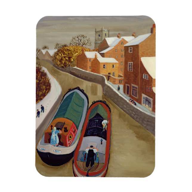 Narrow Boats Magnet (Vertical)