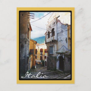 Narrow Italian Street Postcard