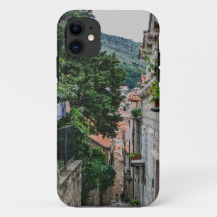Narrow stone street in Dubrovnik iPhone 11 Case