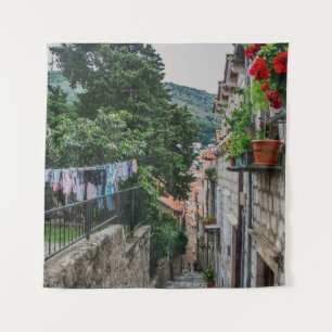 Narrow stone street in Dubrovnik Tapestry