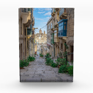 Narrow stone street in Malta Photo Block