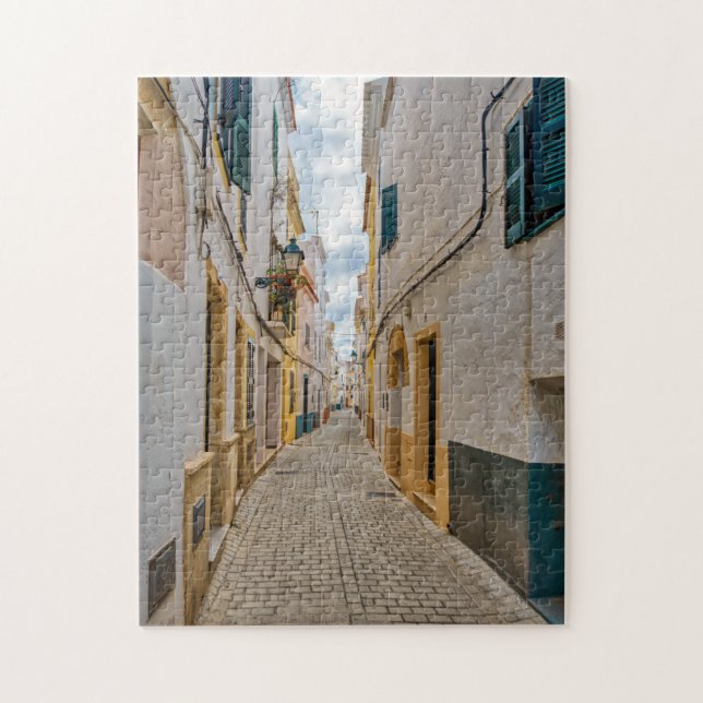 Narrow street in Ciutadella - Menorca, Spain Jigsaw Puzzle (Vertical)