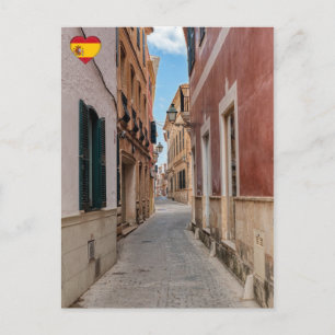 Narrow street in Ciutadella - Menorca, Spain Postcard
