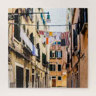 Narrow street in Venice Jigsaw Puzzle