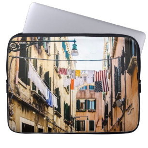 Narrow street in Venice Laptop Sleeve