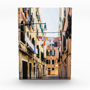 Narrow street in Venice Photo Block