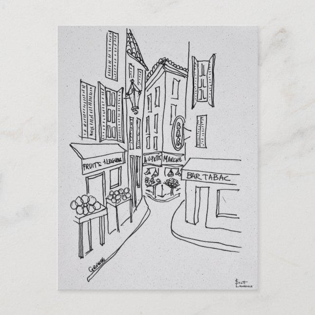 Narrow Streets of Old Nice | Nice, France Postcard (Front)