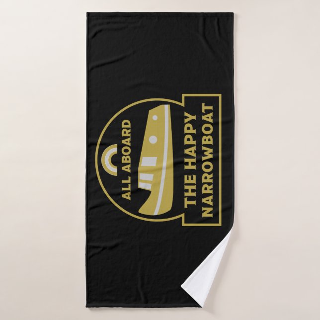 Narrowboat -  Accessories - Canal Boat Gifts Doorm Bath Towel (Bath Towel)