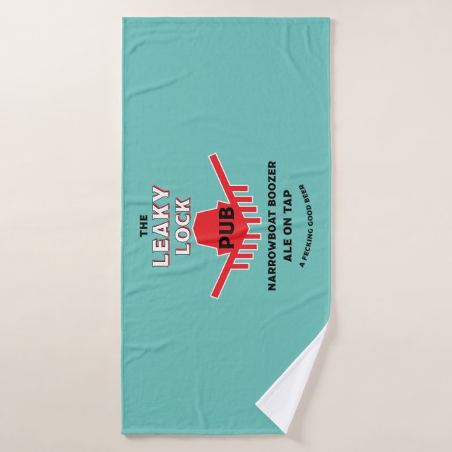 Narrowboat -  Accessories - Canal Boat Gifts Doorm Bath Towel (Bath Towel)