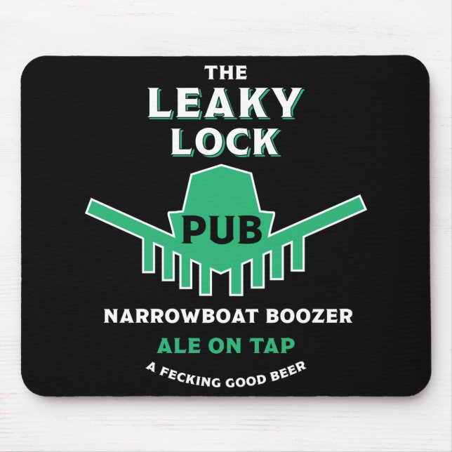 Narrowboat -  Accessories - Canal Boat Gifts Doorm Mouse Mat (Front)