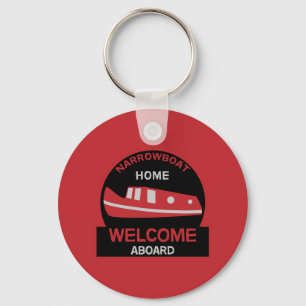 Narrowboat -  Accessories - Canal Boat Gifts Key Ring