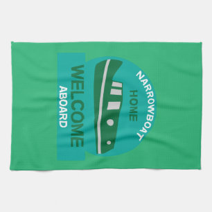 Narrowboat - Accessories - Canal Boat Gifts Tea Towel