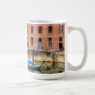 Narrowboat Albert Dock Liverpool Coffee Mug
