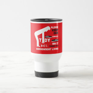 Narrowboat And CanalBoat Keep Our Canals Travel Mug