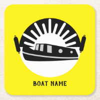 Narrowboat Canal Boat Living Doormat Travel Mug Tr