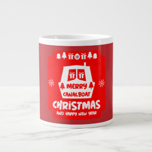 Narrowboat Canal Christmas Xmas Gifts  Mug