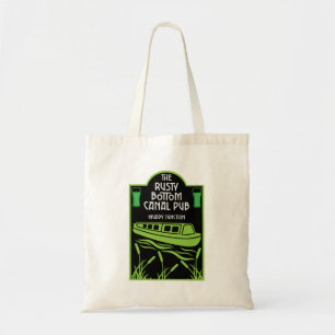 Narrowboat Canal Pubs Tote Bag