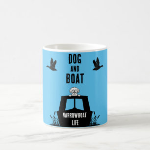 Narrowboat Canalboat Dog Owner Magic Mug