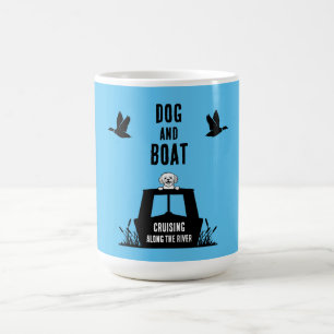 Narrowboat Canalboat Dog Owner Magic Mug