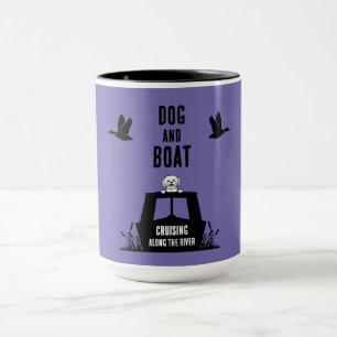 Narrowboat Canalboat Dog Owner Mug