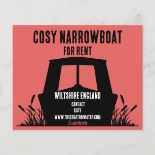 Narrowboat Canalboat For Rent Flyer