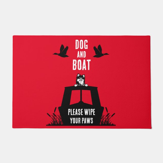 Narrowboat Canalboat Home Doormat (Front)