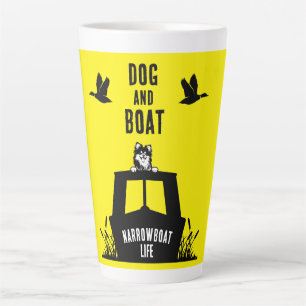 Narrowboat Canalboat Living Latte Mug