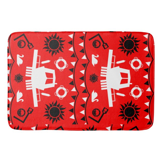 Narrowboat Decor And Gifts Bath Mat (Front)