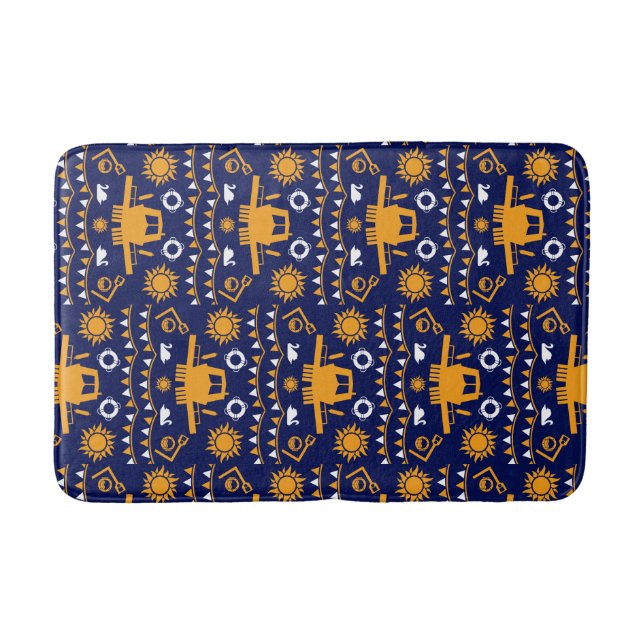 Narrowboat Decor And Gifts Bath Mat (Front)