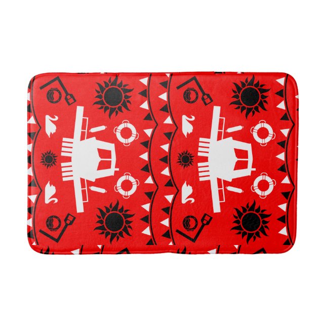 Narrowboat Decor And Gifts Bath Mat (Front)