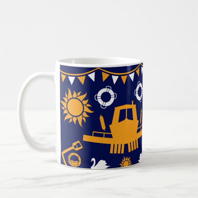 Narrowboat Decor And Gifts Coffee Mug (Left)