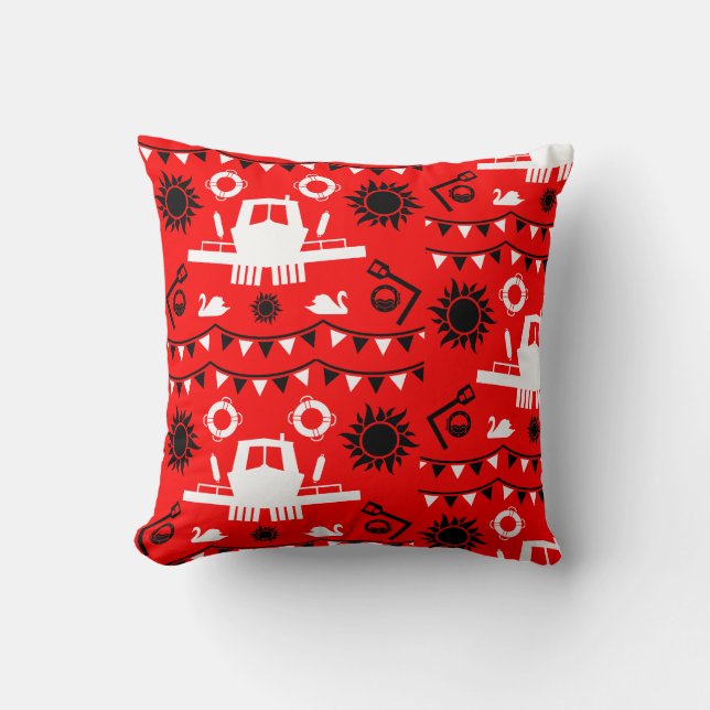 Narrowboat Decor And Gifts Cushion (Front)