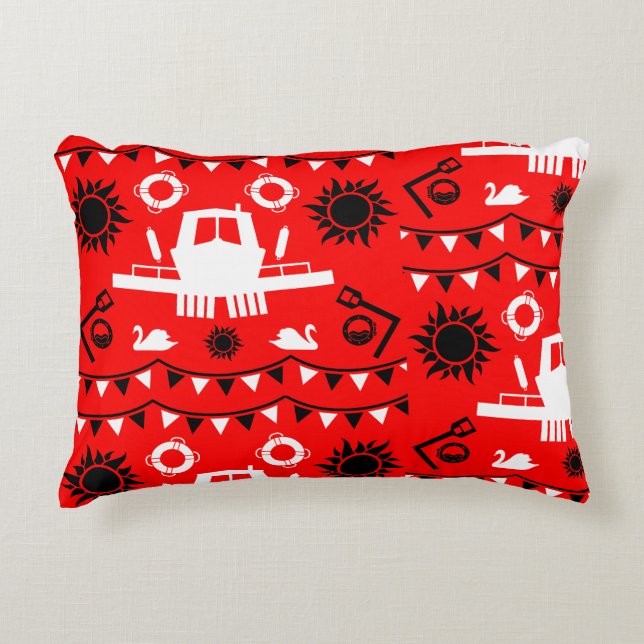 Narrowboat Decor And Gifts Decorative Cushion (Front)