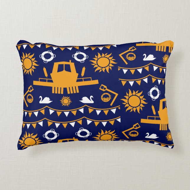 Narrowboat Decor And Gifts Decorative Cushion (Front)
