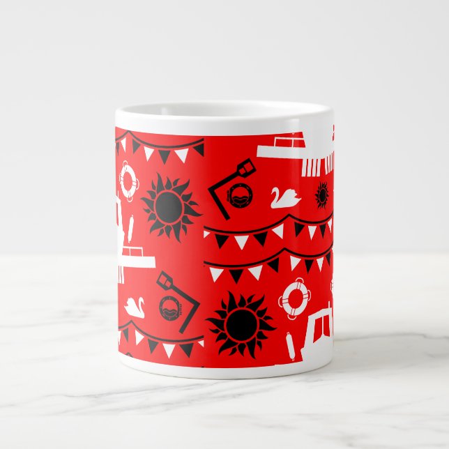 Narrowboat Decor And Gifts Large Coffee Mug (Front)