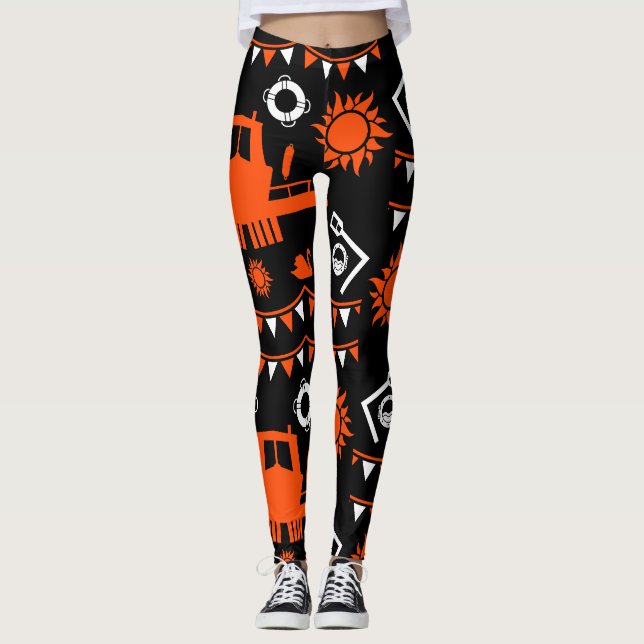 Narrowboat Decor And Gifts Leggings (Front)