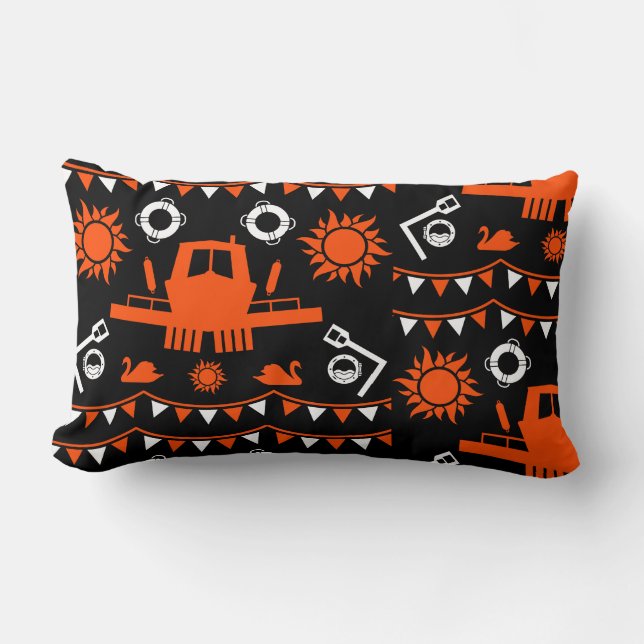 Narrowboat Decor And Gifts Lumbar Cushion (Front)