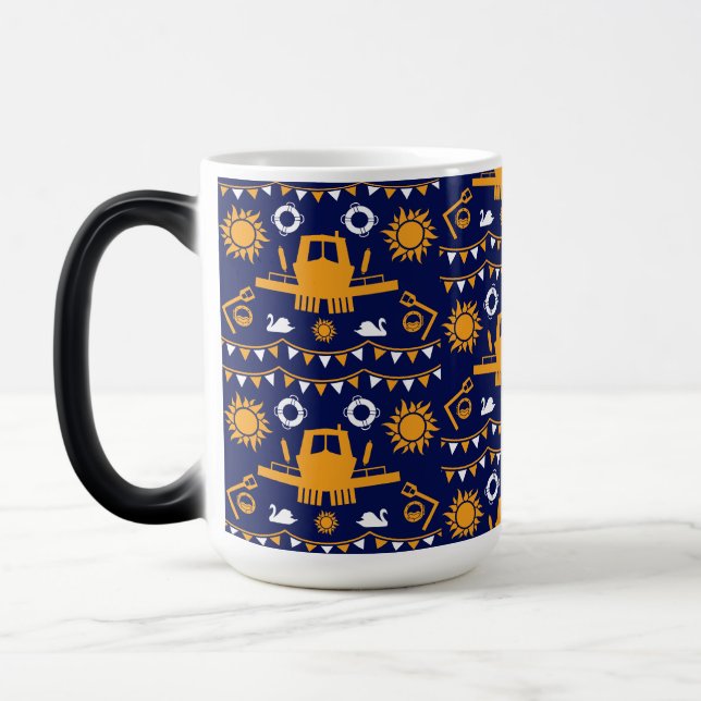 Narrowboat Decor And Gifts Magic Mug (Left)