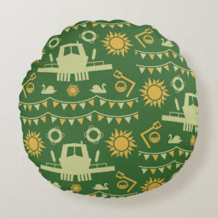 Narrowboat Decor And Gifts Round Cushion