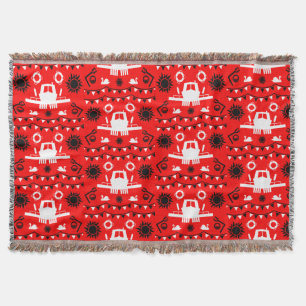 Narrowboat Decor And Gifts Throw Blanket