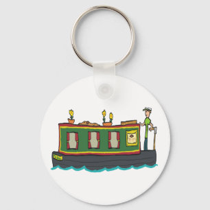 Narrowboat Key Ring