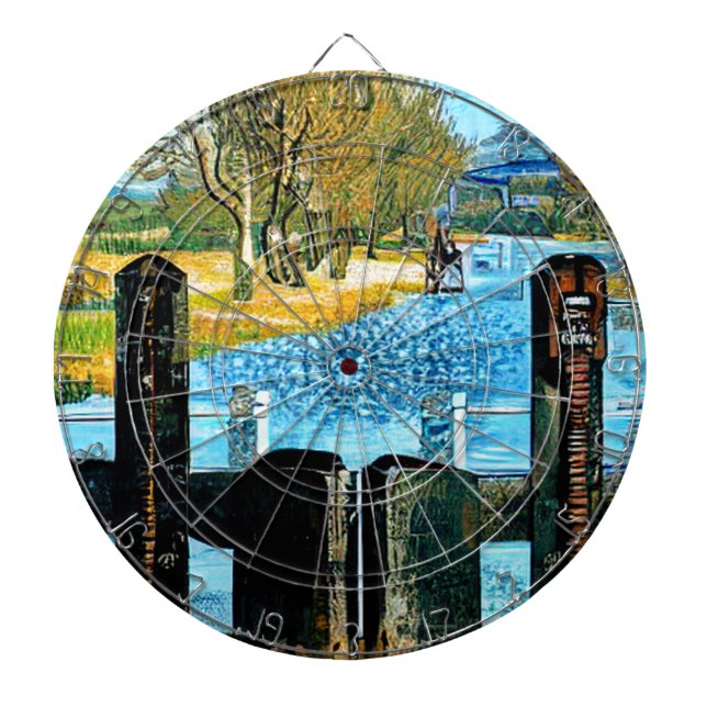NARROWBOAT LOCK DARTBOARD (Front)