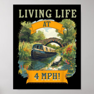 Narrowboat Outfit Idea For Women And Canal Boating Poster
