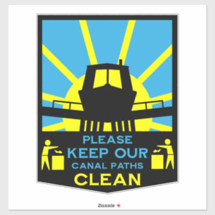 Narrowboat Stickers And Signs